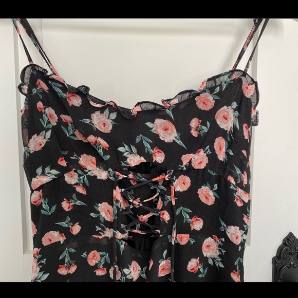 Storia Floral Corset Mini Dress - Picture 2 of 3